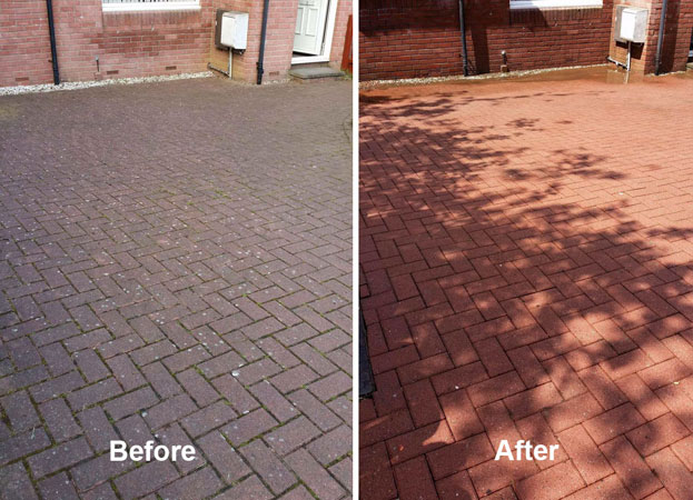 driveway power washing o’connor roofing & guttering cork