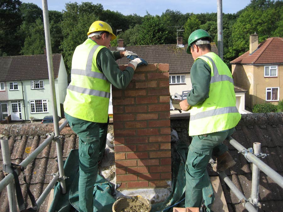 chimney rebuild / repair cork o’connor roofing & guttering